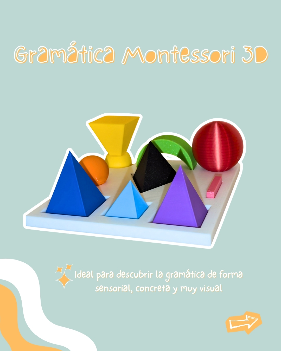 Gramática Montessori 3D