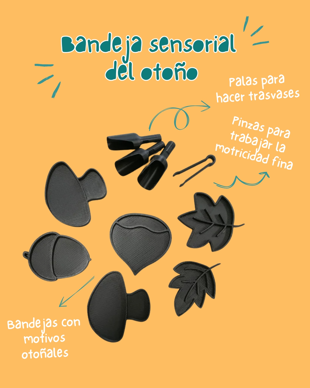 Bandeja Sensorial del Otoño