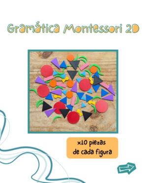 Gramática Montessori 2D