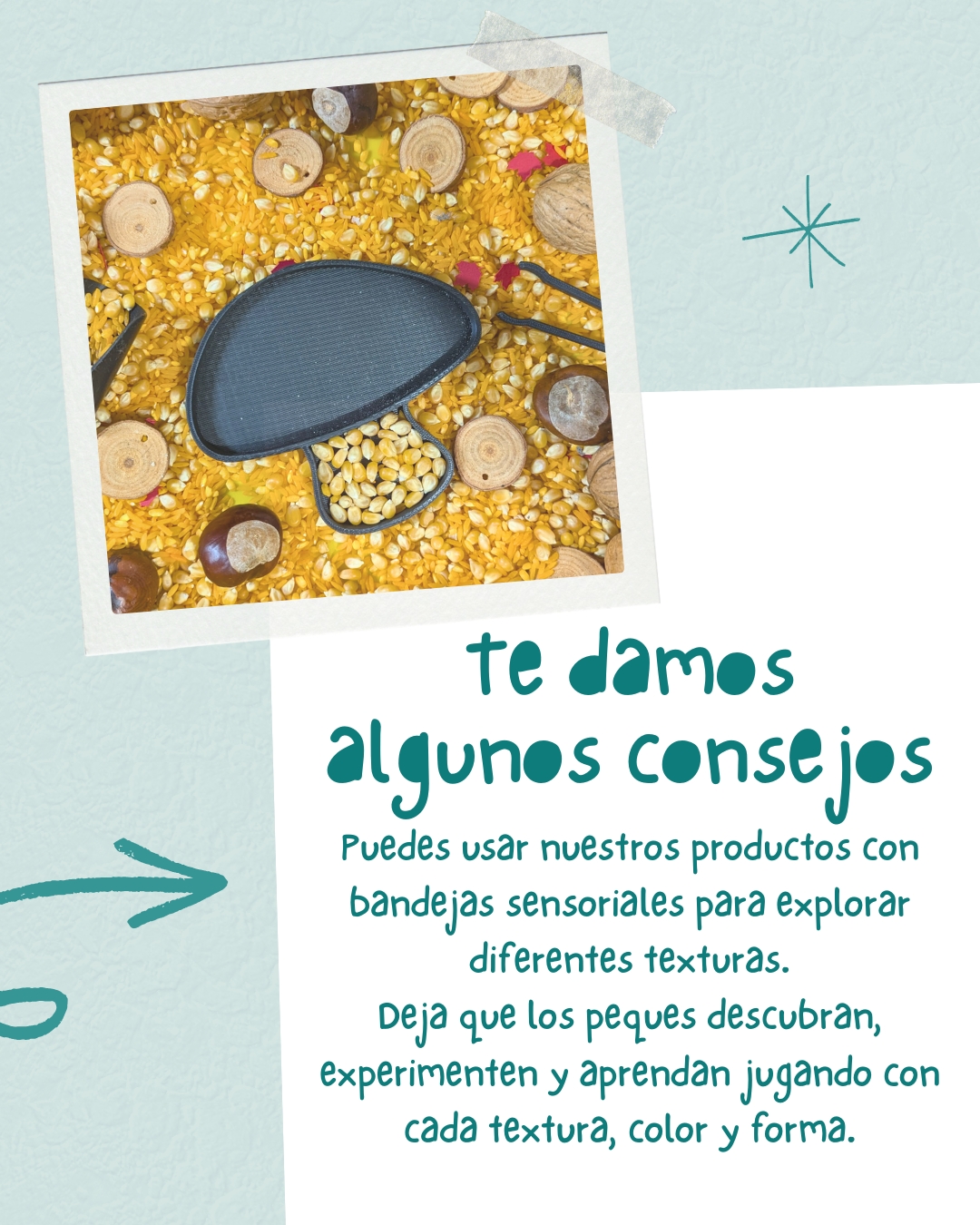 Bandeja Sensorial del Otoño - Imagen 2