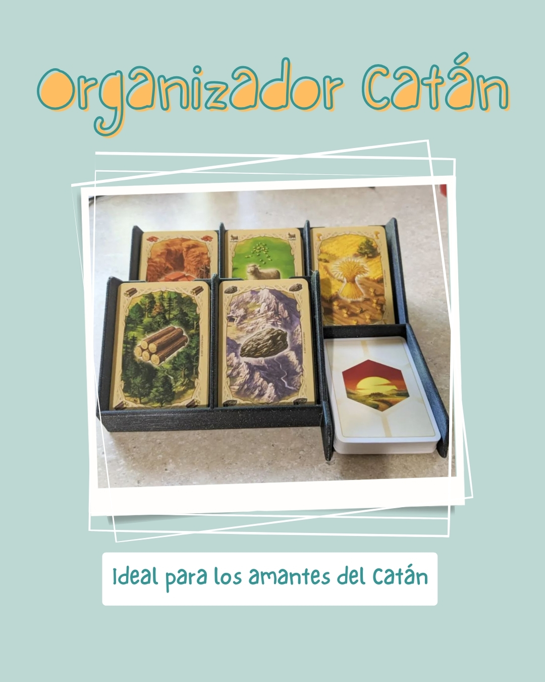 Organizador de Cartas para Catán